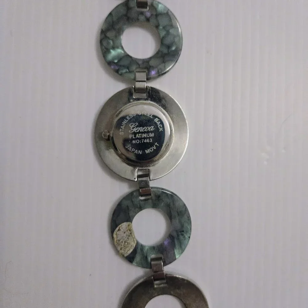 Vintage‎ Geneva No. 7463 Platinum watch bracelet